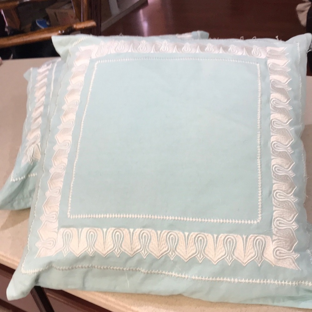 Two Echo Sardinia throw pillows